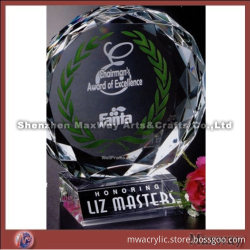 Pure Round Crystal Sundance Award